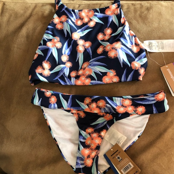 Patagonia Other - Small floral Patagonia two piece Bikini